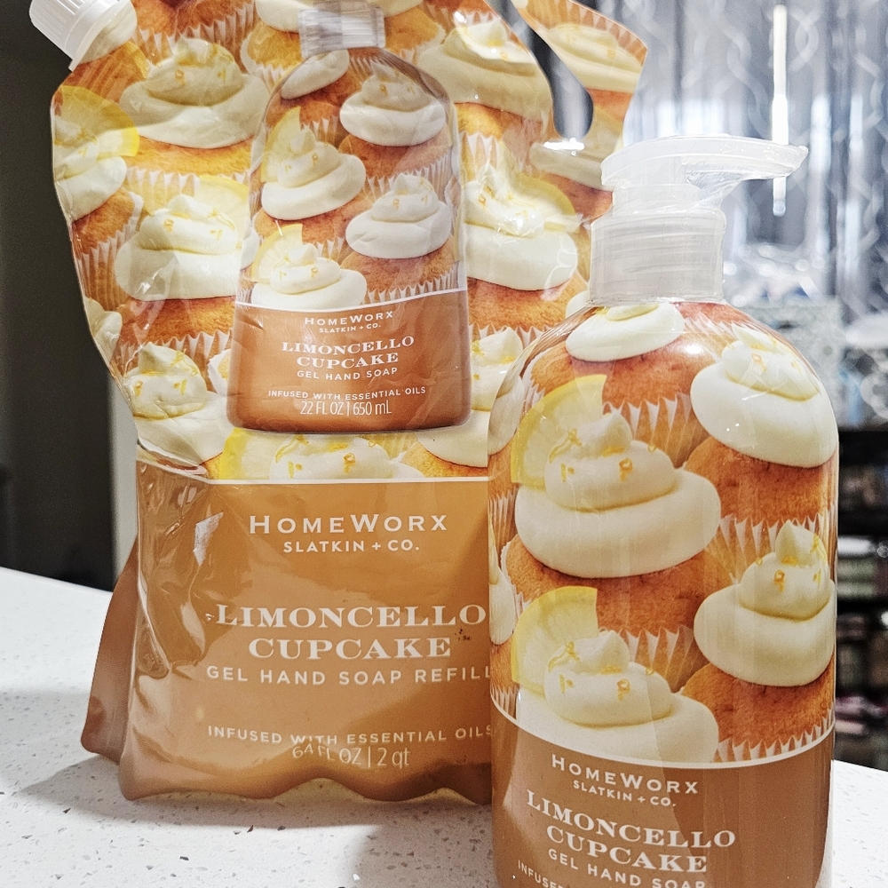 Limoncello Cupcake Gel Hand Soap AND  Refill
